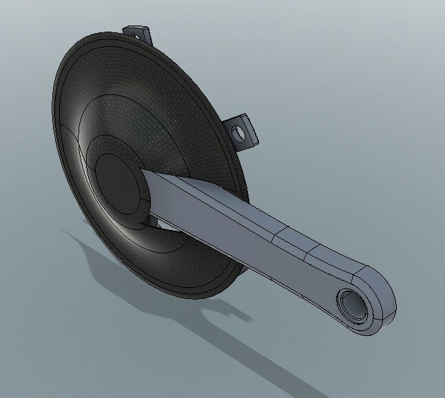 3D File - Chainring Aero Cover