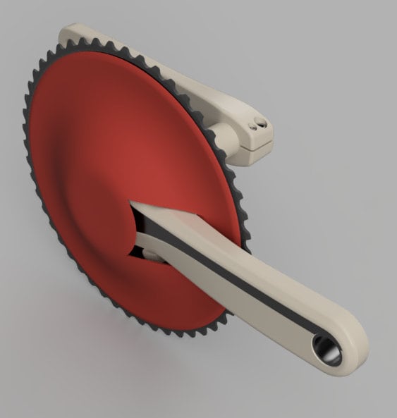 3D File - Chainring Aero Cover