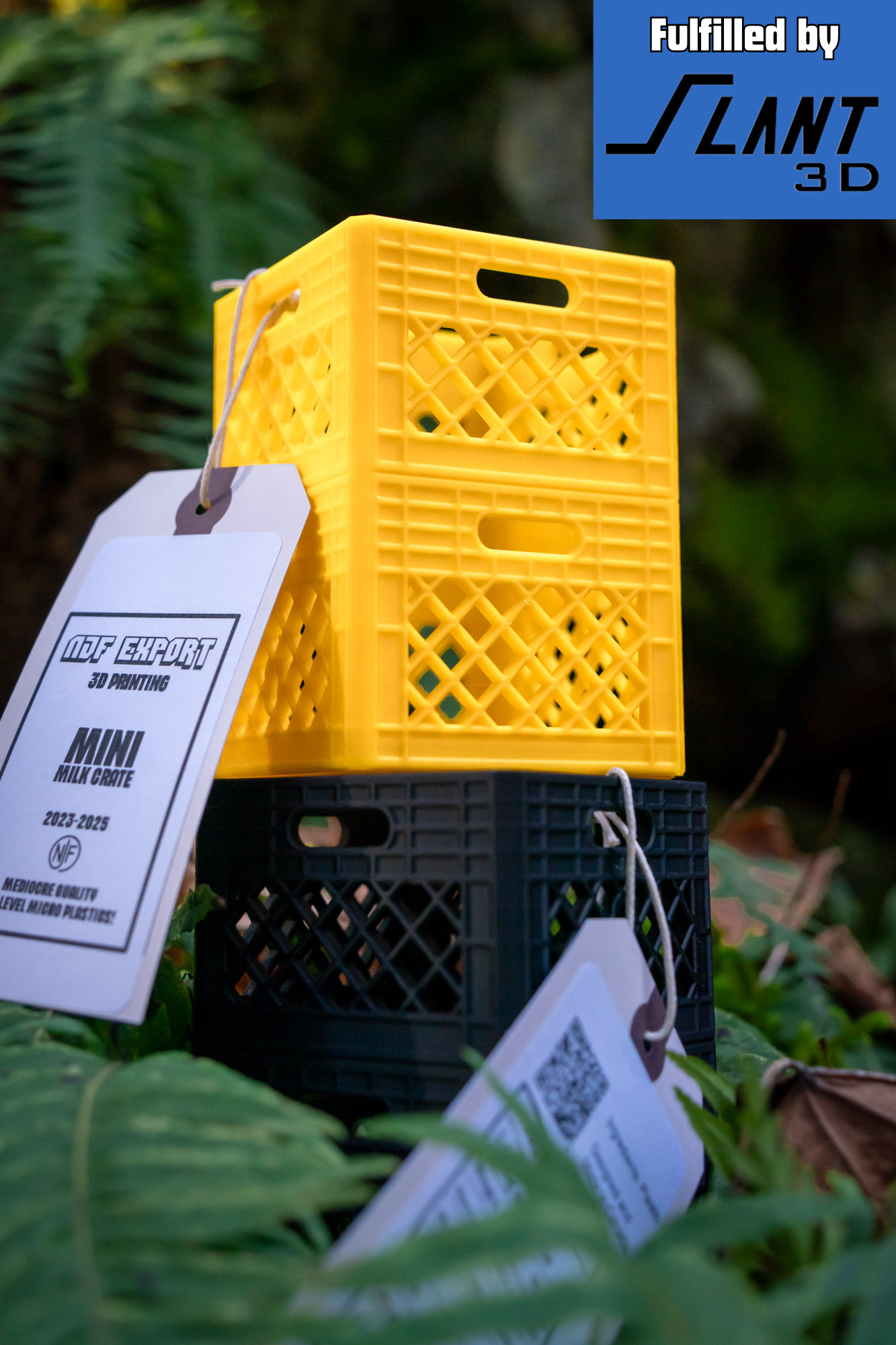 NO BOLTS BASIC AF Mini Milk Crate Cage - Bottle Holder - Drink Can Sleeve