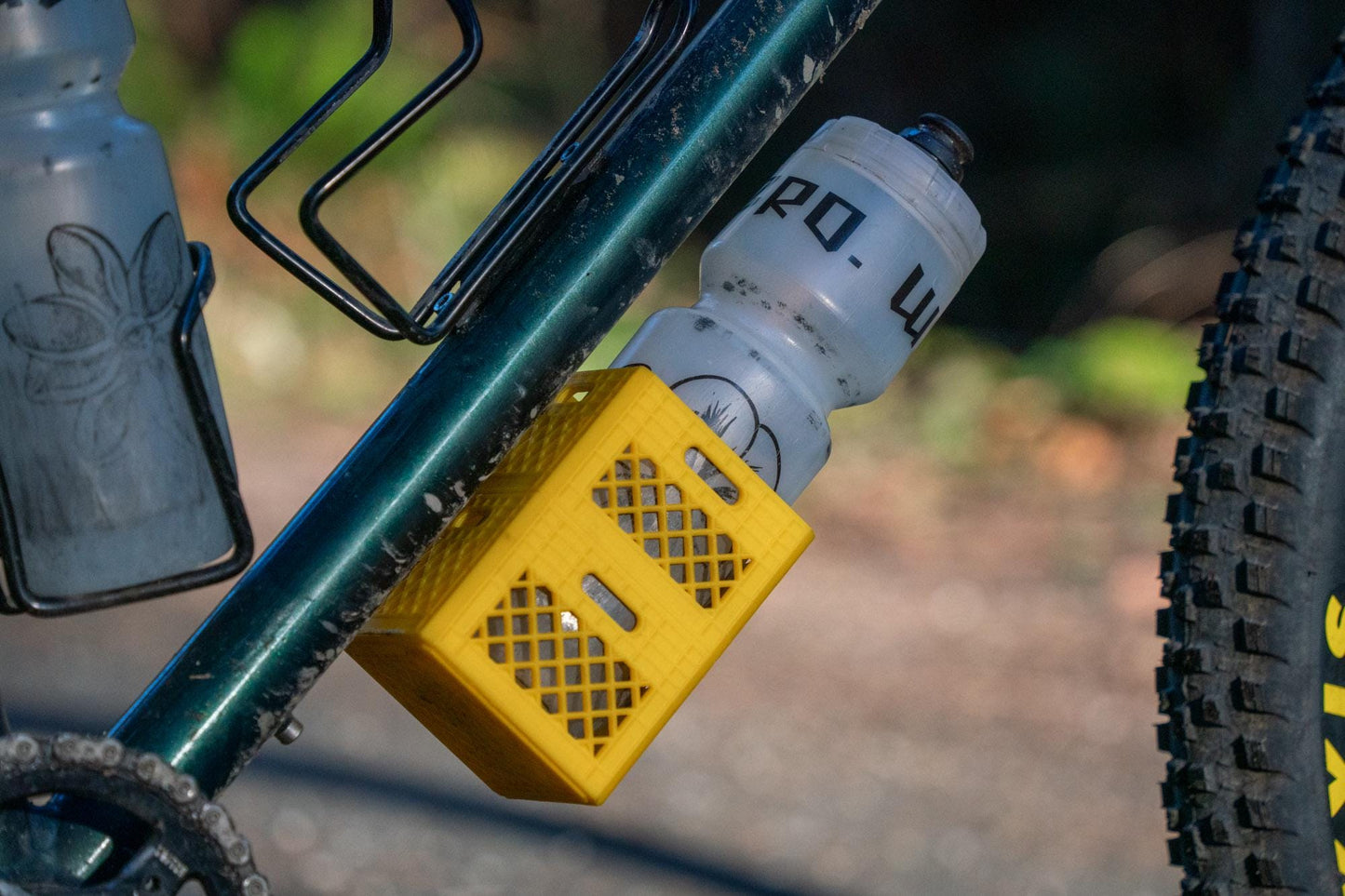 The Mini Milk Crate Cage - Bike Bottle - Can Holder - Accessory