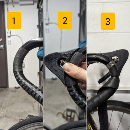 Fixed Gear Faux Hoods | Custom Track Bike Cycling Fixie Hood Grips