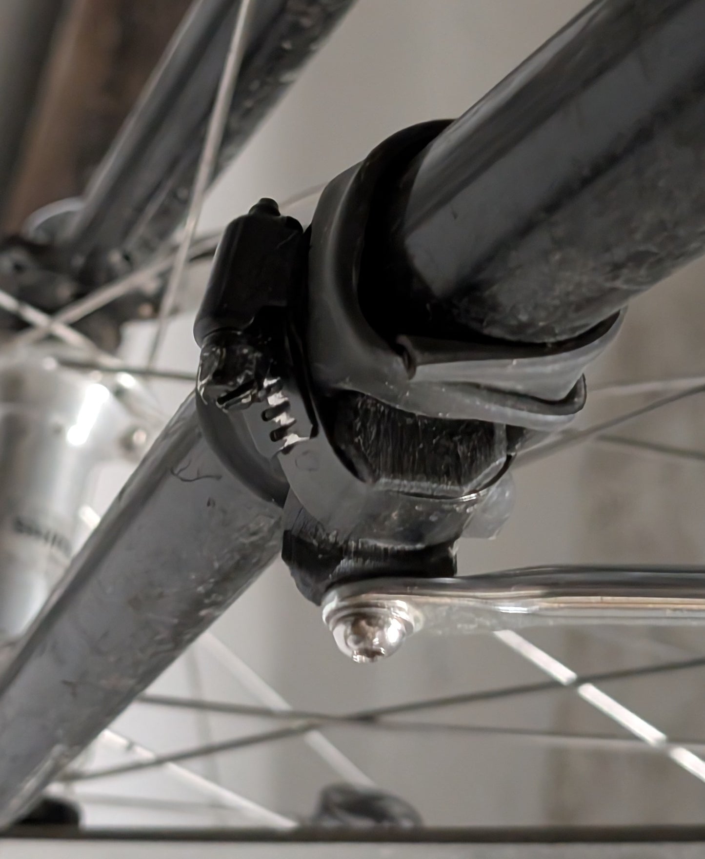 Forkin' Hosers - Hose Clamp Bicycle Frame Fork Frame Mount Accessory - Bottle cages, racks, additions
