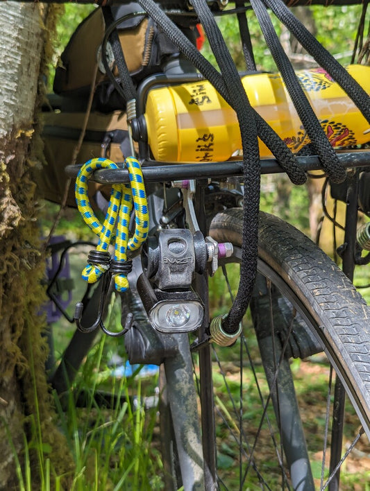 Bicycle Light Fork and Frame Accessory Mount