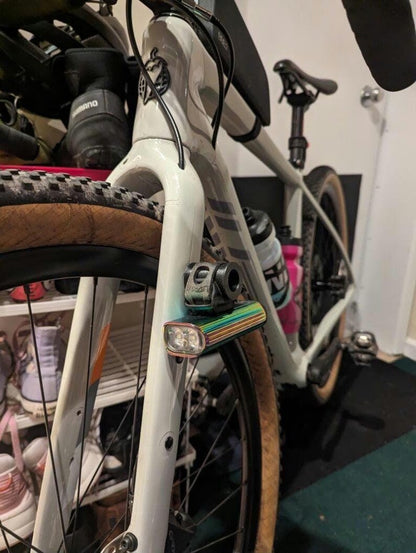 Bicycle Light Fork and Frame Accessory Mount